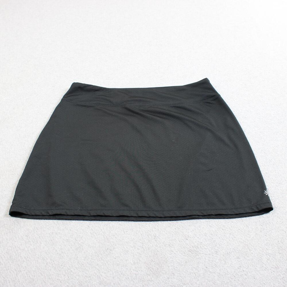 Athleta Skirt Women Medium Tall Black Athletic Tennis Pickleball Run Gym Stretch